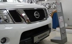 2 879 р. Сетка в решетку радиатора Russtal Nissan Pathfinder R51 рестайлинг (2009-2014) (черная)  с доставкой в г. Тольятти. Увеличить фотографию 2