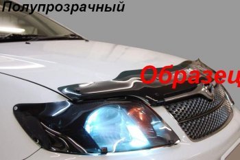 2 049 р. Дефлектор капота CA-Plastiс  Nissan AD  Y12 (2006-2016) дорестайлинг (Classic полупрозрачный, Без надписи)  с доставкой в г. Тольятти. Увеличить фотографию 2