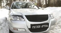 699 р. Реснички на фары RA Nissan Almera Classic седан B10 (2006-2013) (Неокрашенные)  с доставкой в г. Тольятти. Увеличить фотографию 3