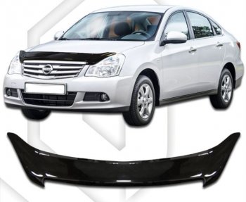 Дефлектор капота CA-Plastic Nissan (Нисан) Bluebird Sylphy (блюбёрд)  седан (2005-2012) седан G11