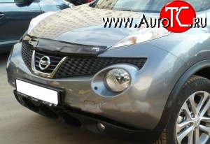 2 879 р. Дефлектор капота NovLine Nissan Juke 1 YF15 дорестайлинг (2010-2014)  с доставкой в г. Тольятти