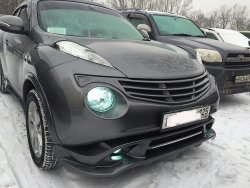 10 199 р. Решетка радиатора KENSTYLE Nissan Juke 1 YF15 дорестайлинг (2010-2014) (Неокрашенная)  с доставкой в г. Тольятти. Увеличить фотографию 2