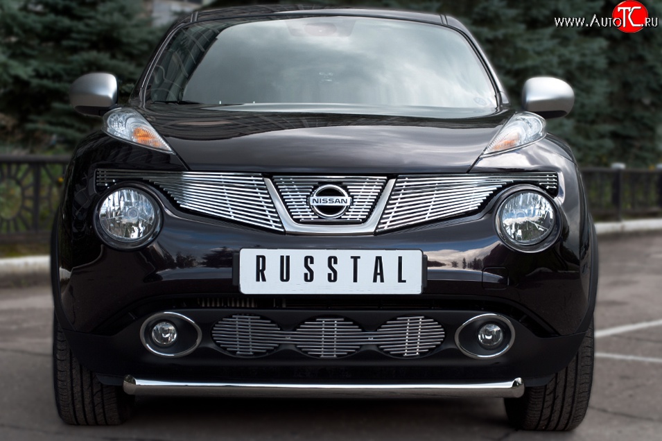 12 549 р. Одинарная защита переднего бампера SLITKOFF диаметром 63 мм (4x4) Nissan Juke 1 YF15 дорестайлинг (2010-2014)  с доставкой в г. Тольятти