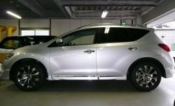 22 749 р. Комплект порогов Impul Nissan Murano 2 Z51 рестайлинг (2010-2016) (Неокрашенные)  с доставкой в г. Тольятти. Увеличить фотографию 1