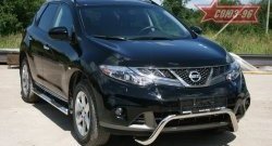 13 679 р. Защита переднего бампера Souz-96 (d60) Nissan Murano 2 Z51 рестайлинг (2010-2016)  с доставкой в г. Тольятти. Увеличить фотографию 2