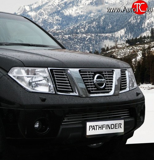 7 289 р. Декоративные вставки решетки радиатора Novline Nissan Pathfinder R51 дорестайлинг (2004-2007)  с доставкой в г. Тольятти