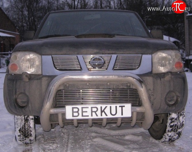 5 599 р. Декоративная вставка решетки радиатора Berkut Nissan NP300 (2008-2013)  с доставкой в г. Тольятти