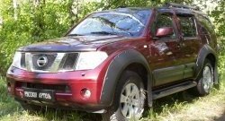 6 649 р. Молдинги дверей RA (широкие, комплект) Nissan Pathfinder R51 рестайлинг (2009-2014) (Поверхность глянец (под окраску), Неокрашенные)  с доставкой в г. Тольятти. Увеличить фотографию 2