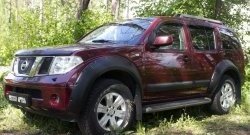 3 099 р. Молдинги дверей RA (узкие, комплект) Nissan Pathfinder R51 рестайлинг (2009-2014) (Поверхность глянец (под окраску), Неокрашенные)  с доставкой в г. Тольятти. Увеличить фотографию 4