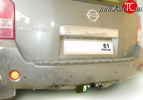 5 699 р. Фаркоп Лидер Плюс (до 1200 кг) Nissan Pathfinder R51 дорестайлинг (2004-2007) (Без электропакета)  с доставкой в г. Тольятти