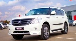 38 499 р. Решётка радиатора Impul V2 Nissan Patrol 6 Y62 дорестайлинг (2010-2014) (Неокрашенная)  с доставкой в г. Тольятти. Увеличить фотографию 3