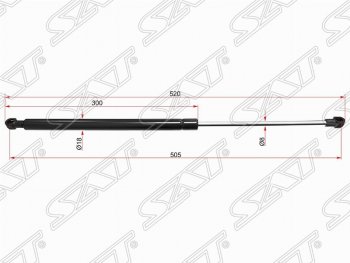 Газовый упор крышки багажника SAT Nissan Rnessa (1997-2001)