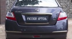 619 р. Реснички на фонари RA Nissan Teana 2 J32 рестайлинг (2011-2014) (Неокрашенные)  с доставкой в г. Тольятти. Увеличить фотографию 3