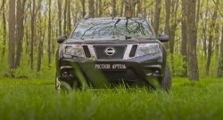 2 199 р. Защитная сетка решетки переднего бампера РА Nissan Terrano D10 дорестайлинг (2013-2016)  с доставкой в г. Тольятти. Увеличить фотографию 5