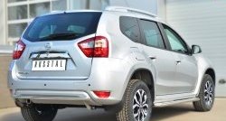 12 999 р. Одинарная защита заднего бампера из трубы диаметром 42 мм SLITKOFF Nissan Terrano D10 дорестайлинг (2013-2016)  с доставкой в г. Тольятти. Увеличить фотографию 4