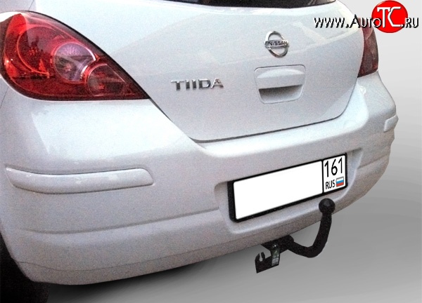 18 809 р. Фаркоп (рестайлинг) NovLine Nissan Tiida 1 хэтчбек C11 рестайлинг (2010-2014)  с доставкой в г. Тольятти