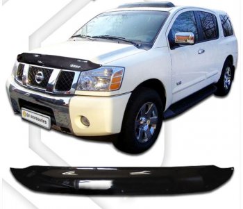 Дефлектор капота CA-Plastiс Nissan titan (2003-2015)