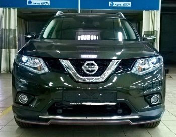 6 249 р. Накладка на передний бампер АвтоКрат  Nissan X-trail  3 T32 (2017-2022) рестайлинг (Неокрашенная)  с доставкой в г. Тольятти. Увеличить фотографию 2