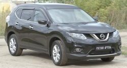 859 р. Зимняя заглушка решетки переднего бампера РА Nissan X-trail 3 T32 дорестайлинг (2013-2018)  с доставкой в г. Тольятти. Увеличить фотографию 5