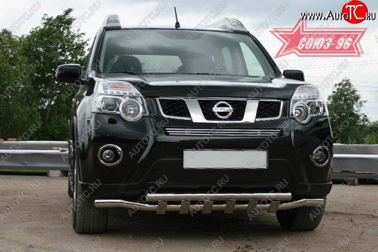 2 024 р. Декоративный элемент воздухозаборника Souz-96 (d10) Nissan X-trail 2 T31 рестайлинг (2010-2015)  с доставкой в г. Тольятти