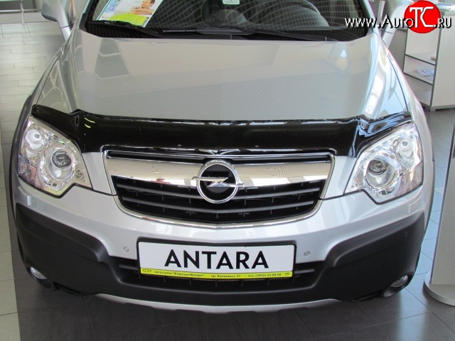 4 599 р. Дефлектор капота NovLine Opel Antara (2006-2010)  с доставкой в г. Тольятти