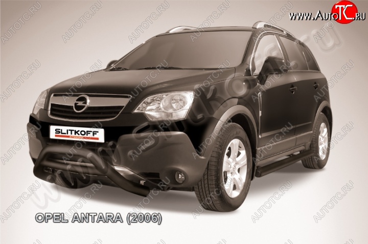 23 599 р. Кенгурятник d76 низкий Opel Antara (2006-2010) (Цвет: серебристый)  с доставкой в г. Тольятти