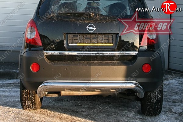 11 564 р. Защита заднего бампера Souz-96 (d76) Opel Antara (2006-2010)  с доставкой в г. Тольятти