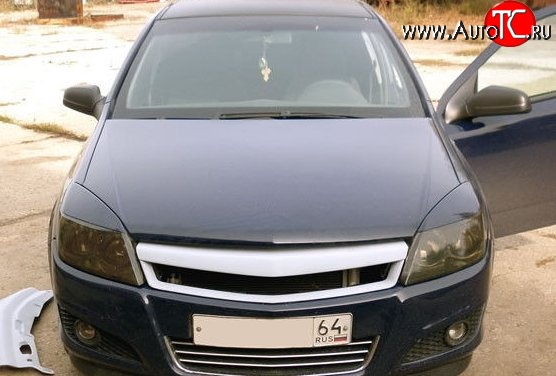 5 399 р. Решётка радиатора Style Opel Astra H хэтчбек 5дв дорестайлинг (2004-2007) (Неокрашенная)  с доставкой в г. Тольятти