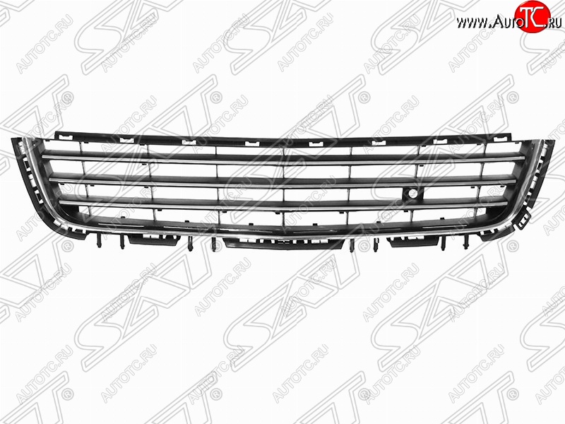 4 999 р. Решётка в передний бампер (с хром молдингами ) SAT Opel Astra H хэтчбек 5дв дорестайлинг (2004-2007)  с доставкой в г. Тольятти