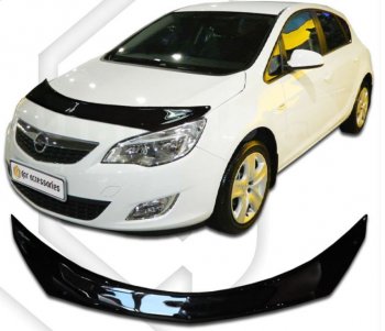 Дефлектор капота CA-Plastiс Opel (Опель) Astra (Астра)  J (2012-2017) J хэтчбек 5 дв.  рестайлинг