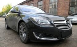 1 469 р. Сетка на бампер (рестайлинг) Russtal (черная)  Opel Insignia  A (2008-2017) дорестайлинг седан, рестайлинг седан, универсал рестайлинг  с доставкой в г. Тольятти. Увеличить фотографию 3