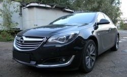 1 539 р. Сетка на бампер (рестайлинг) Russtal (хром)  Opel Insignia  A (2008-2017) дорестайлинг седан, рестайлинг седан, универсал рестайлинг  с доставкой в г. Тольятти. Увеличить фотографию 3