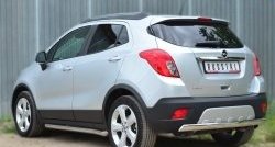 14 299 р. Защита заднего бампера (Ø75x42 мм, нержавейка) Russtal Opel Mokka  дорестайлинг (2012-2016)  с доставкой в г. Тольятти. Увеличить фотографию 4