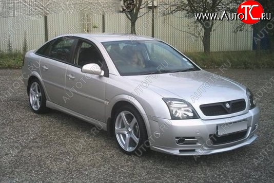 5 749 р. Накладка на передний бампер CT Opel Vectra C универсал дорестайлинг (2002-2005) (Неокрашенная)  с доставкой в г. Тольятти