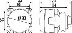 2 799 р. Модуль дальнего света Hella 1K0 008 191-007 Dodge Sprinter цельнометаллический фургон (2002-2006) (Без пыльника)  с доставкой в г. Тольятти. Увеличить фотографию 2