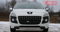 14 309 р. Одинарная защита переднего бампера диаметром трубы 60 мм Souz-96 Peugeot 3008 дорестайлинг (2009-2013)  с доставкой в г. Тольятти. Увеличить фотографию 2