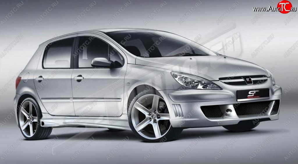 26 599 р. Передний бампер ST Peugeot 307 универсал дорестайлинг (2001-2005)  с доставкой в г. Тольятти