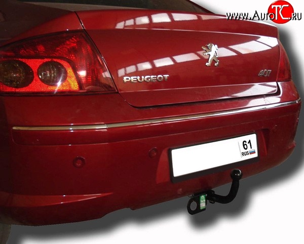 5 299 р. Фаркоп Лидер Плюс Peugeot 407 седан (2004-2010) (Без электропакета)  с доставкой в г. Тольятти