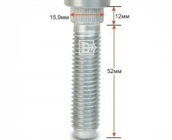 Забивная шпилька 52 мм ступицы Вектор M14 2.0 52 