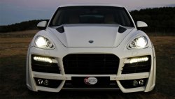 42 299 р. Пластиковый капот TECHART MAGNUM Porsche Cayenne 958 (2010-2014) (Неокрашенный)  с доставкой в г. Тольятти. Увеличить фотографию 3