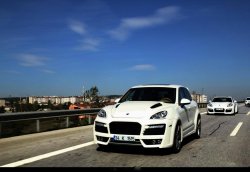 42 299 р. Пластиковый капот TECHART MAGNUM Porsche Cayenne 958 (2010-2014) (Неокрашенный)  с доставкой в г. Тольятти. Увеличить фотографию 4