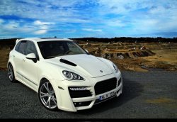 42 299 р. Пластиковый капот TECHART MAGNUM Porsche Cayenne 958 (2010-2014) (Неокрашенный)  с доставкой в г. Тольятти. Увеличить фотографию 6