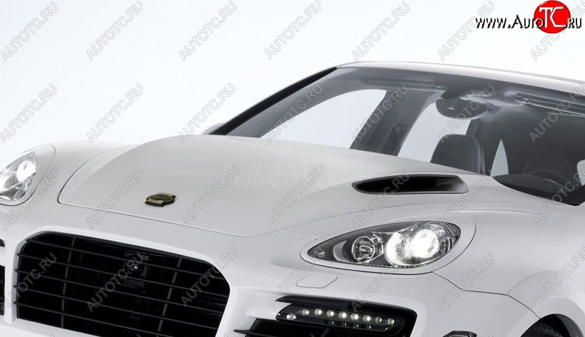 42 299 р. Пластиковый капот TECHART MAGNUM Porsche Cayenne 958 (2010-2014) (Неокрашенный)  с доставкой в г. Тольятти