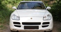 1 599 р. Реснички на фары RA Porsche Cayenne 955 (2002-2006) (Неокрашенные)  с доставкой в г. Тольятти. Увеличить фотографию 3