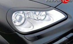 2 299 р. Реснички на фары JE Design Porsche Cayenne 957 (2007-2010) (Неокрашенные)  с доставкой в г. Тольятти. Увеличить фотографию 4