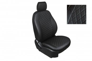 Чехлы Seintex (экокожа/ромб) Toyota (Тойота) Land Cruiser Prado (Лэнд)  J150 (2009-2013) J150 дорестайлинг