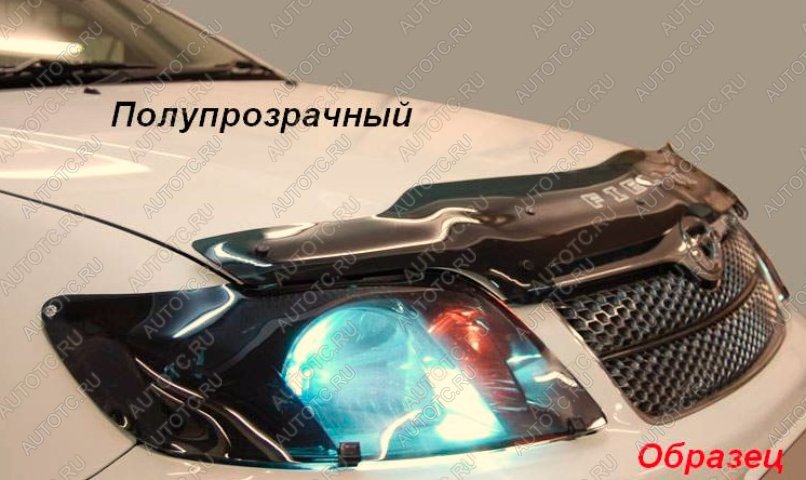 2 099 р. Дефлектор капота CA-Plastiс  Chevrolet Cruze ( J300,  D2LC) (2009-2018) седан дорестайлинг, седан рестайлинг, седан дорестайлинг (серия Classic полупрозрачный, Без надписи)  с доставкой в г. Тольятти