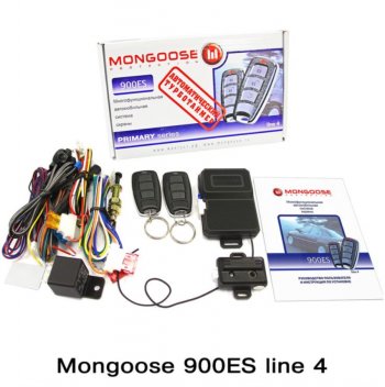 Автосигнализация Mongoose 900ES line 4 Nissan Presage U30 рестайлинг (2001-2003)