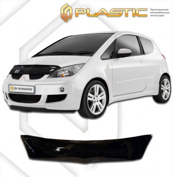 Дефлектор капота CA-Plastic Mitsubishi Colt Z30 хэтчбэк 5 дв. дорестайлинг (2002-2009)