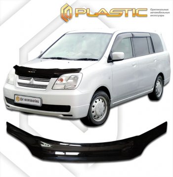 2 289 р. Дефлектор капота CA-Plastic  Mitsubishi Dion  CR6W,CR9W (2002-2006) рестайлинг (серия Сlassic черный)  с доставкой в г. Тольятти. Увеличить фотографию 2